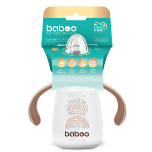 Baboo 8023 Krūze ar silikona snīpi 260ml