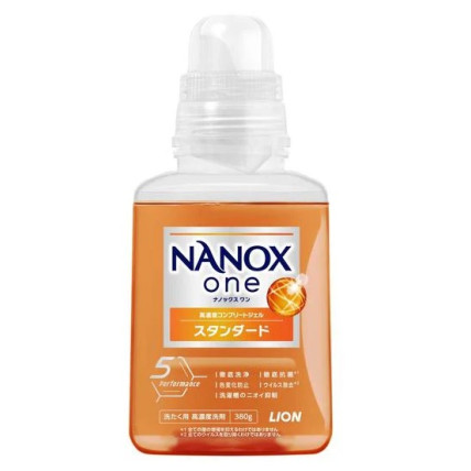 Lion Nanox One Mazgāšanas gels pret noturīgiem traipiem 380g