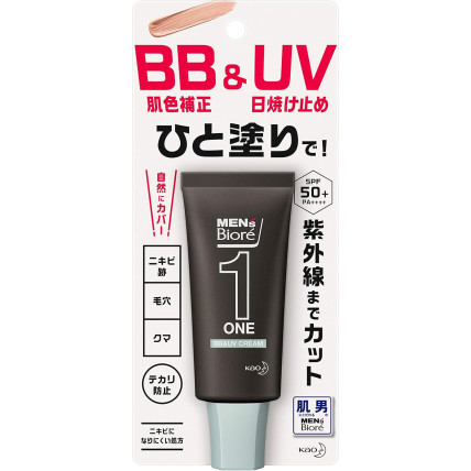 Biore ONE BB & UV krēms vīriešiem SPF50+ 30g