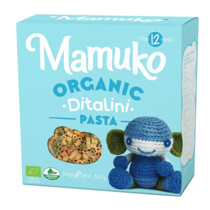 MAMUKO DITALINI Makaroni zīdaiņiem  12+ m 320g