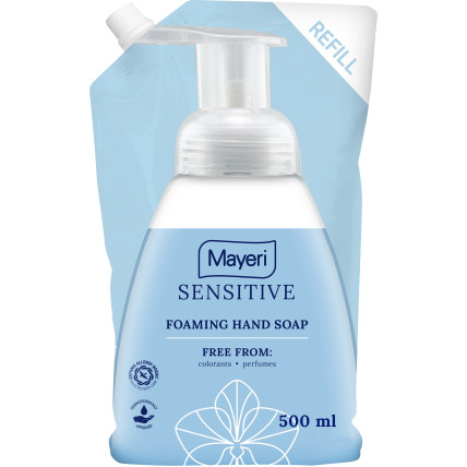 MAYERI Sensitive Putu ziepes pildviela 500ml