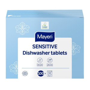 Mayeri Sensitive Trauku mazgāšanas tablets mazgājamai mašīnai 100gab