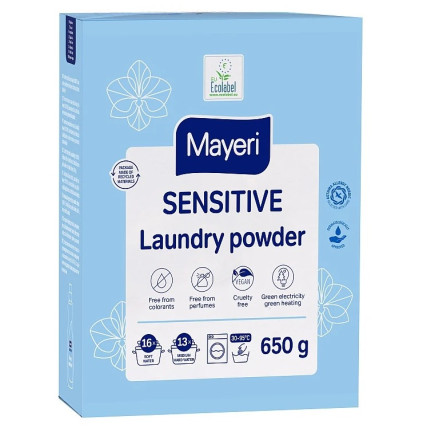 MAYERI Sensitive Veļas pulveris 650g